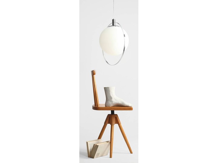 Designerska lampa wisząca Bersi Złoty Metal Lampa LED Szkło Ilość źródeł światła 1 źródło