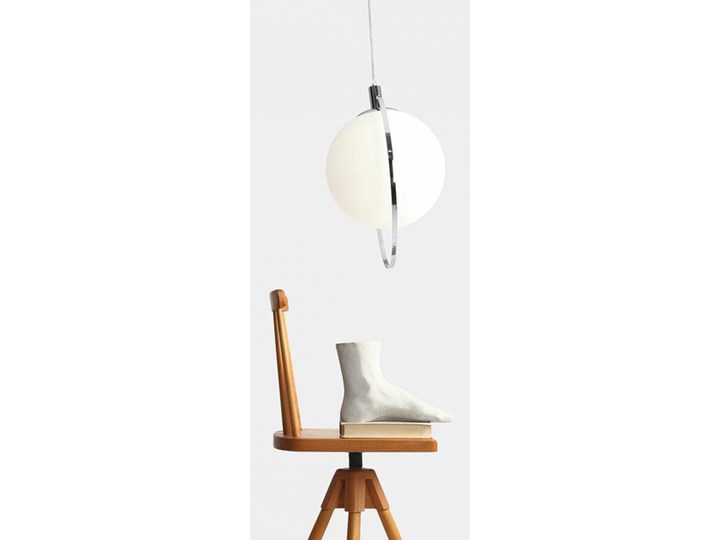 Designerska lampa wisząca Bersi Złoty Szkło Kolor Biały Lampa LED Metal Ilość źródeł światła 1 źródło