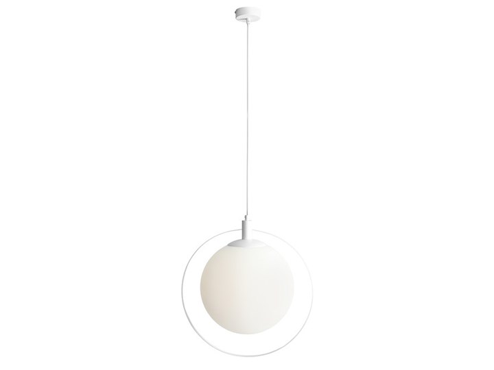 Designerska lampa wisząca Bersi Złoty Lampa LED Szkło Kolor Biały Metal Kategoria Lampy wiszące