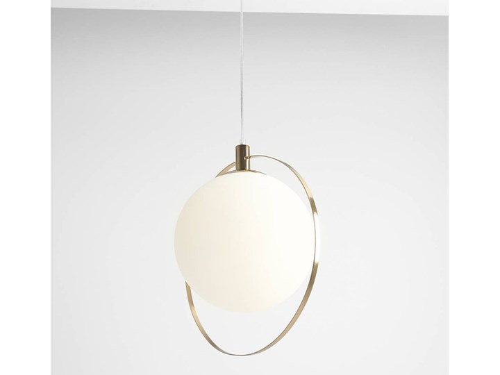 Designerska lampa wisząca Bersi Złoty Lampa LED Metal Kolor Biały Szkło Kategoria Lampy wiszące