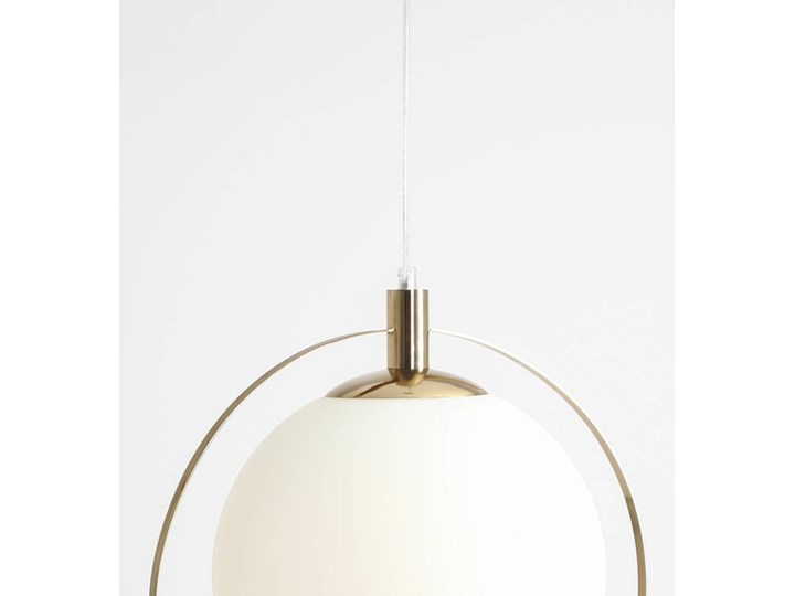 Designerska lampa wisząca Bersi Złoty Szkło Metal Kategoria Lampy wiszące Lampa LED Kolor Biały