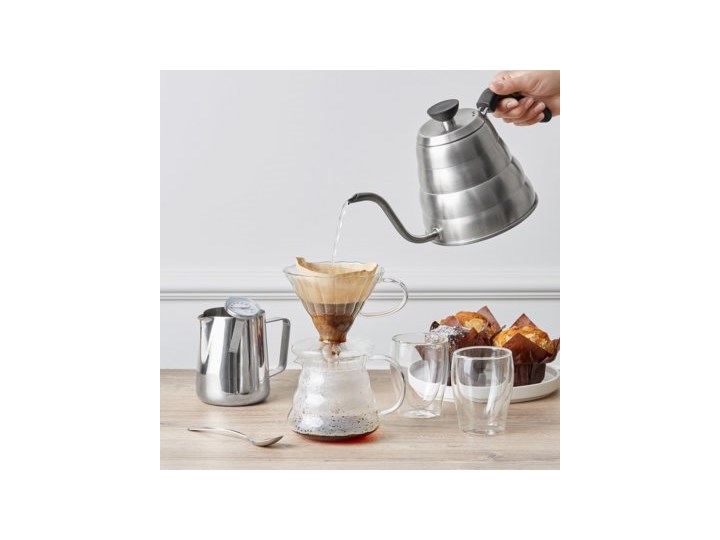 Czajnik tradycyjny na indukcję DUKA BARISTA 1200 ml srebrny stal nierdzewna Ze stali nierdzewnej Indukcja Kategoria Czajniki