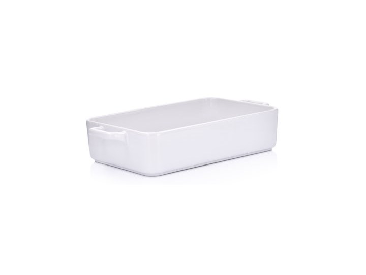 Forma do pieczenia prostokątna DUKA NIKLAS 23x12 cm biała kamionka Do ciasta Ceramika Kolor Biały