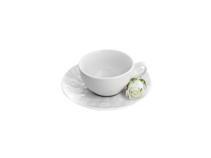 Zestaw filiżanek ze spodkami DUKA SARA 8 elementów 200 ml porcelana Kategoria Filiżanki Filiżanka do herbaty Filiżanka ze spodkiem Komplety filiżanek Kolor Fioletowy