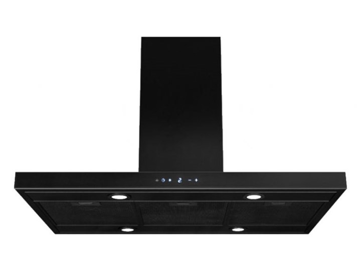 Okap wyspowy Sento Island Black Matt 90 cm Poziom hałasu 42 dB Szerokość 60 cm Sterowanie Elektroniczne