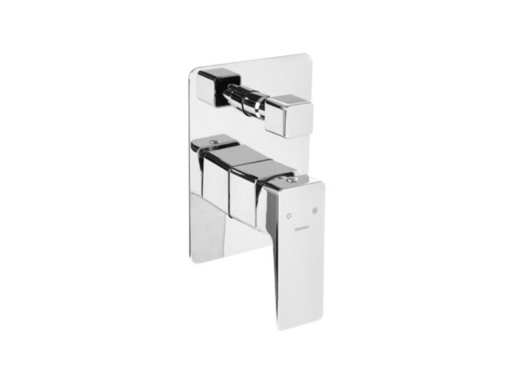 Bateria wannowa podtynkowa OMNIRES Parma PM7435 Chrom Bateria ścienna Kategoria Baterie łazienkowe