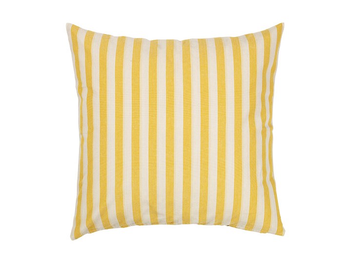 Broste Copenhagen - Poszewka na poduszkę Cleo 60x60 Bawełna Poszewka dekoracyjna Kwadratowe 60x60 cm Wzór W paski