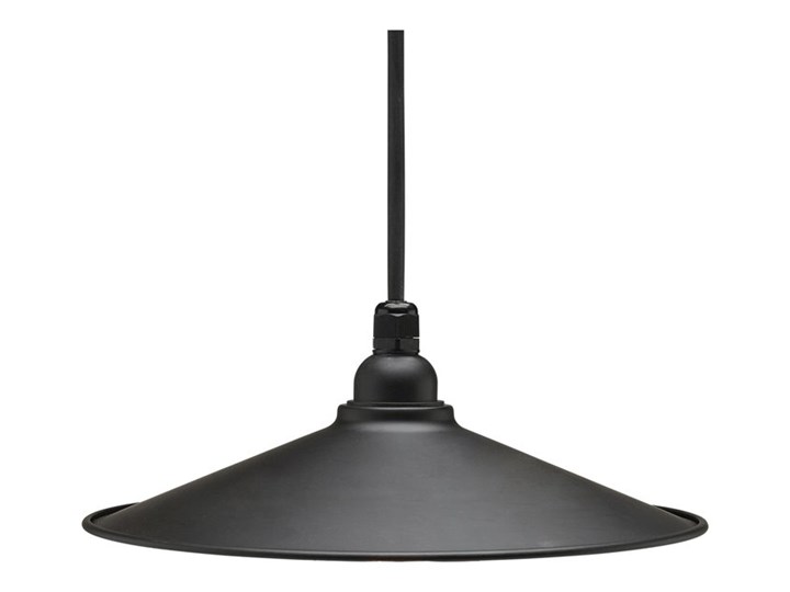 Metalowa lampa zewnętrzna stożek Disc czarna 29cm