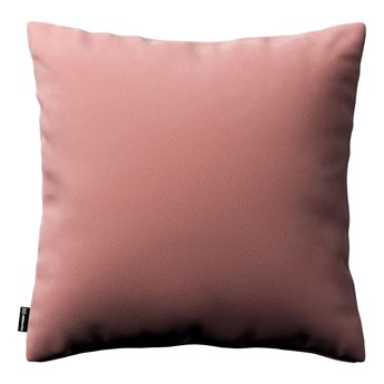 Poszewka Kinga na poduszkę, koralowy róż, 43 × 43 cm, Velvet