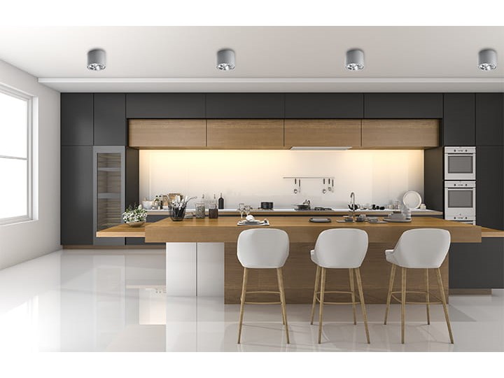 Nowoczesny Plafon TIUBE szary Lampa aluminium okrągła na sufit Idealna do salonu, sypialni, korytarza Oprawa sufitowa żarówka GU10 Oświetlenie SOLLUX Okrągłe Oprawa halogenowa Oprawa led Oprawa stropowa Kategoria Oprawy oświetleniowe