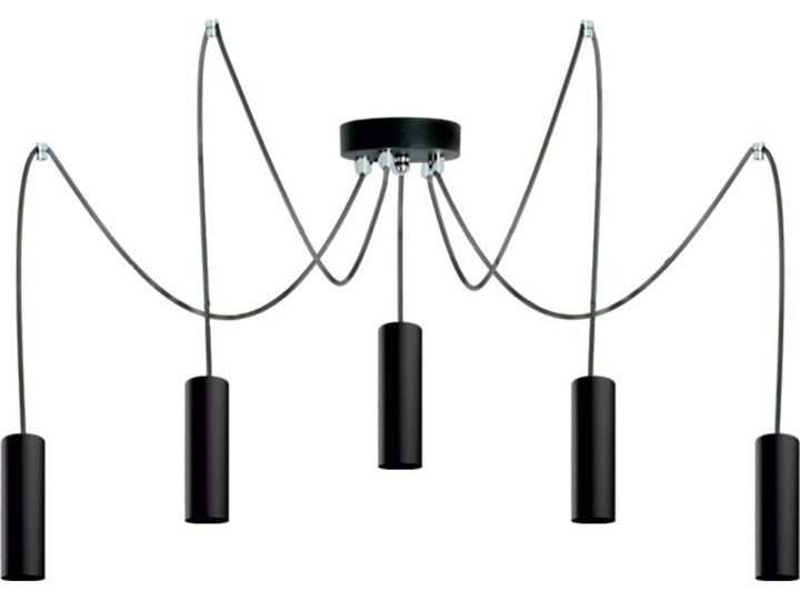 Designerska lampa wisząca loft E943-Aranox Kategoria Lampy wiszące Metal Lampa pająk Styl Industrialny