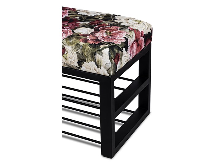 Ławka Tapicerowana do przedpokoju Industrialna SHELF GEOMETRICO - LOFT Styl Industrialny Kategoria Ławki do salonu