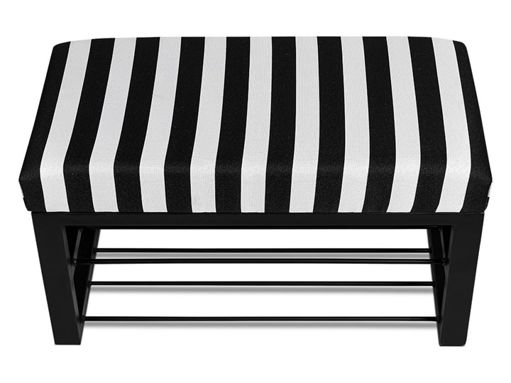 Ławka Tapicerowana do przedpokoju Industrialna SHELF GEOMETRICO - LOFT Styl Industrialny