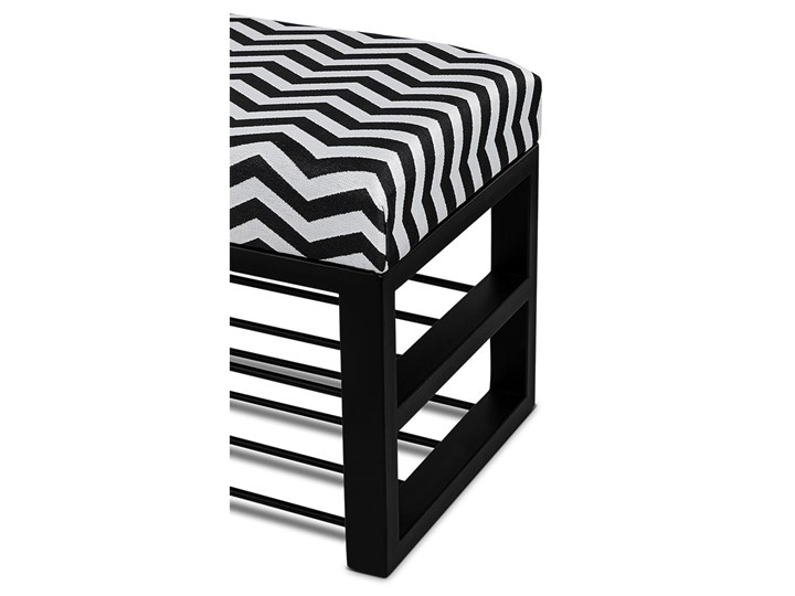 Ławka Tapicerowana do przedpokoju Industrialna SHELF GEOMETRICO - LOFT Styl Industrialny Kategoria Ławki do salonu