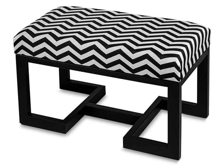 Ławka Tapicerowana Industrialna TWIN GEOMETRICO - LOFT Kategoria Ławki do salonu Styl Industrialny