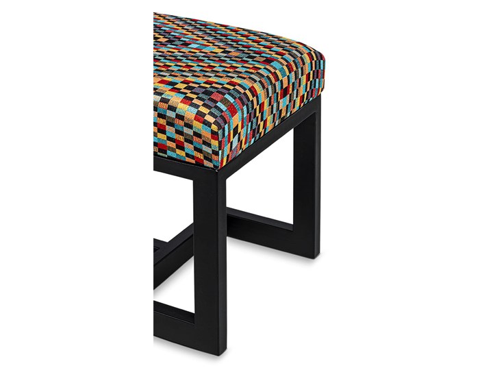 Ławka Tapicerowana Industrialna TWIN GEOMETRICO - LOFT Materiał obicia Tkanina Kategoria Ławki do salonu
