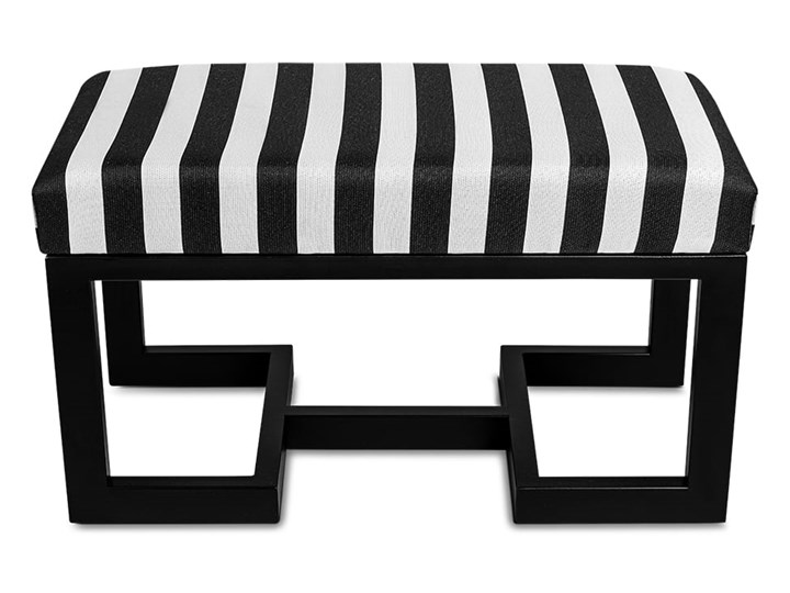 Ławka Tapicerowana Industrialna TWIN GEOMETRICO - LOFT Styl Industrialny Kategoria Ławki do salonu