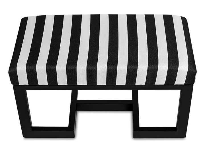 Ławka Tapicerowana Industrialna TWIN GEOMETRICO - LOFT Kategoria Ławki do salonu Styl Industrialny