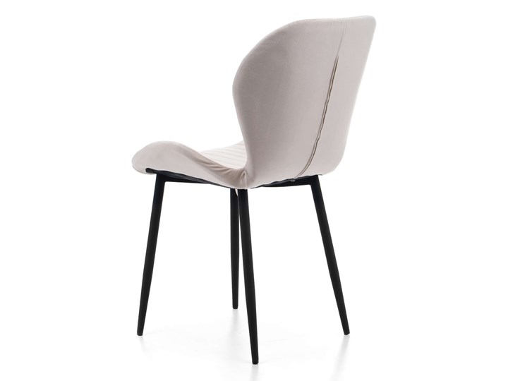 KRZESŁO TAPICEROWANE ART223C WELUR BEŻ Metal Tkanina Styl Nowoczesny Tworzywo sztuczne Kategoria Krzesła kuchenne