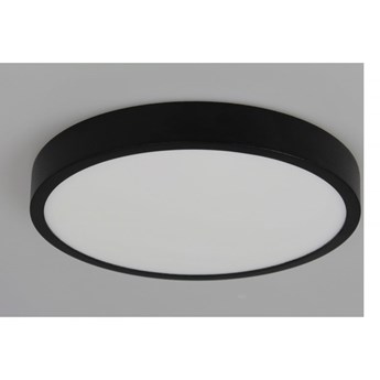 PLAFON NOWOCZESNA LAMPA SUFITOWA WALEC TUBA KUBIK REFLEKTOR OPRAWA NATYNKOWA śr.19cm LED 18W 3000K 1380lm=100W WYS.2,3CM LM P 802/18W BK