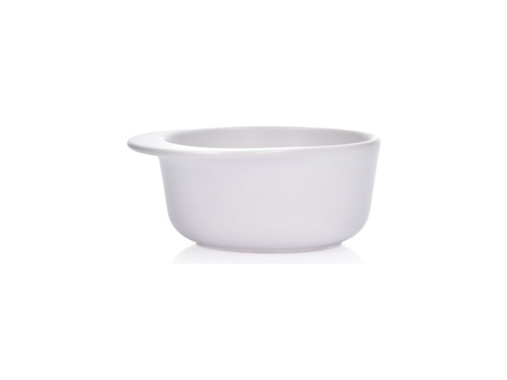 Kokilka okrągła ramekin DUKA HJALMAR 11x10 cm biała kamionka Do chleba Do ciasta Ceramika Kategoria Formy i foremki