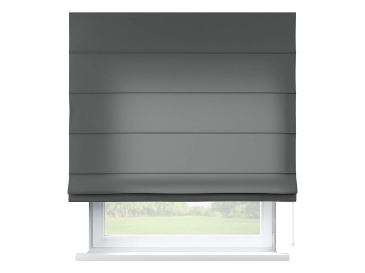 Roleta rzymska Capri, szary, szer.80 × dł.170 cm, Quadro Typ Roleta przeciwsłoneczna