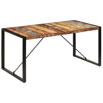 Wielokolorowy stół industrialny 80x160 – Veriz 3X