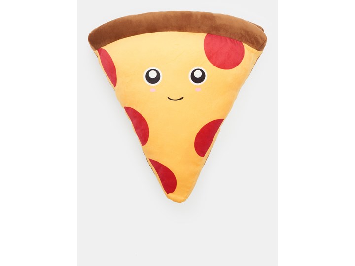 Sinsay - Poduszka pizza - Wielobarwny Kolor Żółty Nieregularne Poduszka dekoracyjna Wzór Z nadrukiem