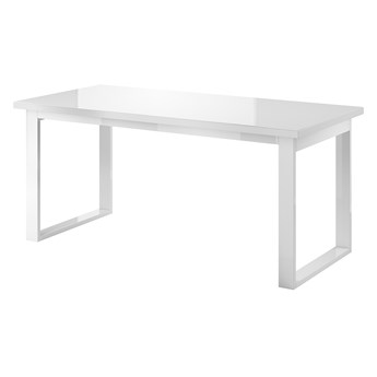 Stół rozkładany HELIO HE92 biały / białe szkło