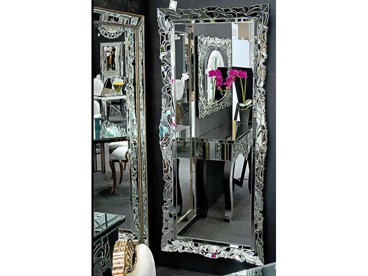 Lustro Flores 180' Lustro bez ramy Pomieszczenie Przedpokój Ścienne Prostokątne Pomieszczenie Salon