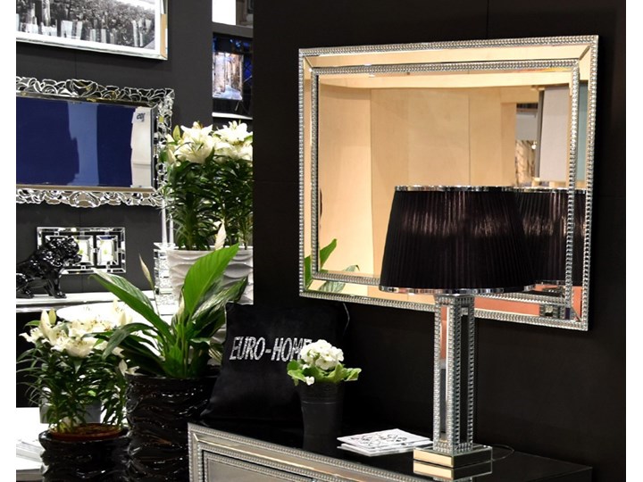 Lustro rama lustrzana Diamond Glamur Styl Nowoczesny