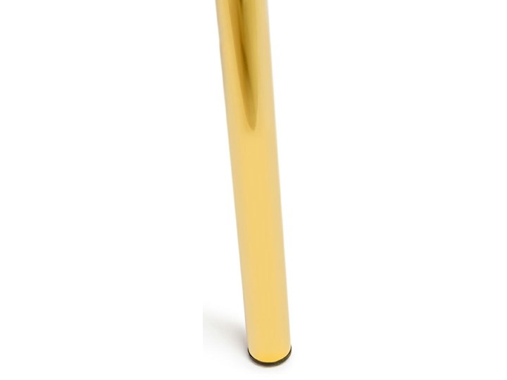 Krzesło MANTIS zielony aksamit , nogi złote Szerokość 55 cm Welur Tkanina Tapicerowane Metal Wysokość 76 cm Głębokość 53 cm Styl Nowoczesny