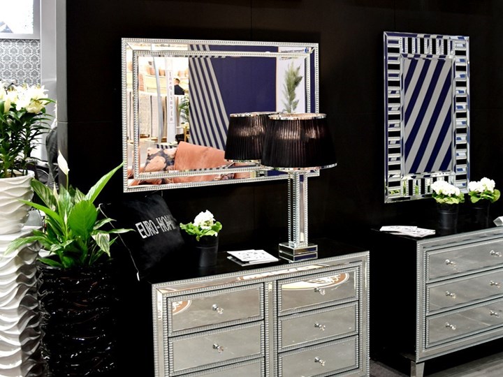 Lustro rama lustrzana Diamond Glamur Styl Nowoczesny Kategoria Lustra