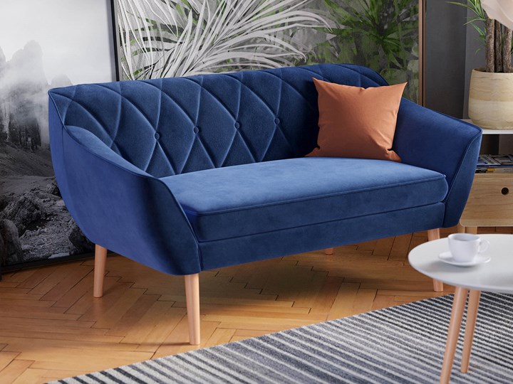SOFA 2 OSOBOWA WELUROWA SKAND Pomieszczenie Salon Kategoria Sofy i kanapy