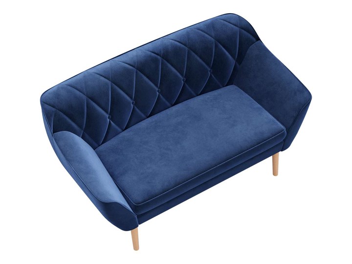 SOFA 2 OSOBOWA WELUROWA SKAND Rozkładanie