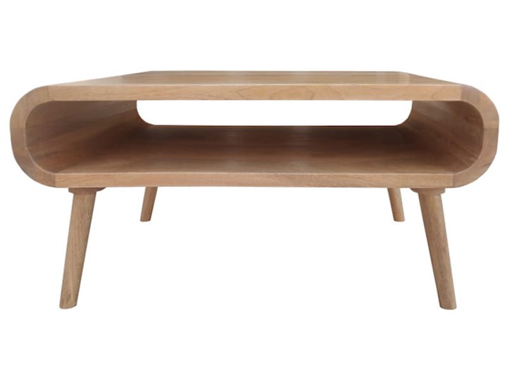 Stolik GUBBE - 80x60 cm (Karmel) Zestaw stolików Drewno Styl Nowoczesny