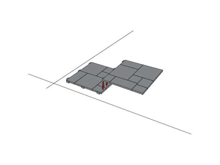 E-floor Płytka Tarasowa Mosaic Grafit Kategoria Deski tarasowe Kolor Czarny