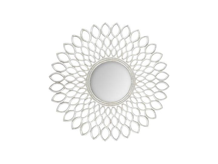 Lustro dekoracyjne FLOWER, Ø 90 cm, ozdobna rama Okrągłe Lustro z ramą Pomieszczenie Sypialnia Ścienne Pomieszczenie Łazienka