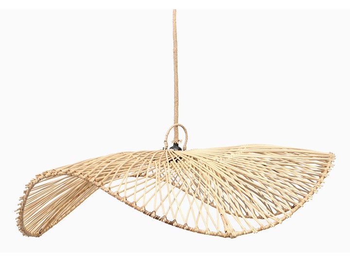 Lampa wisząca Chapeau Ratan Naturalna Lampa z abażurem Wiklina Ilość źródeł światła 1 źródło