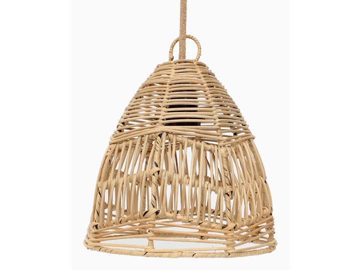 Ratanowa wisząca lampa Bala Naturalna Mała Ilość źródeł światła 1 źródło Lampa z abażurem Wiklina Kategoria Lampy wiszące