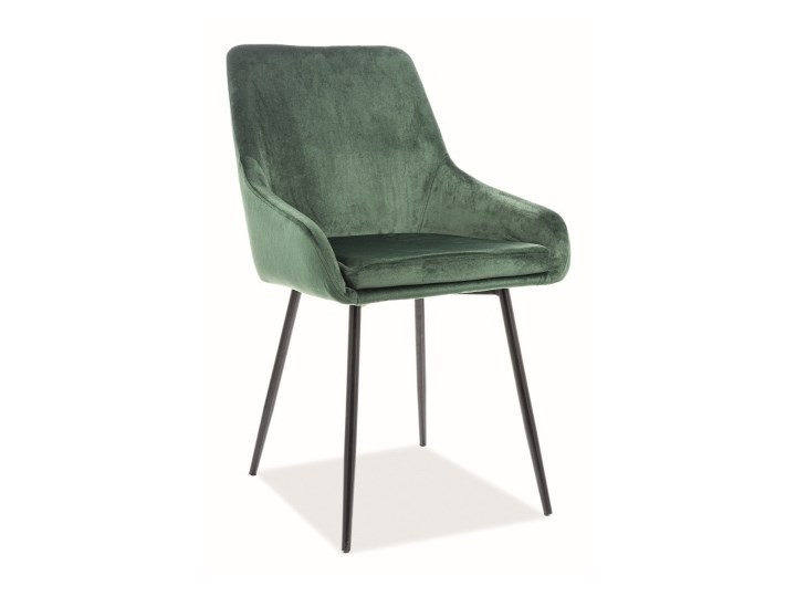 SELSEY Krzesło tapicerowane Kalvi zielone