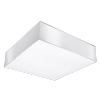 Biały minimalistyczny kwadratowy plafon - EX508-Horux