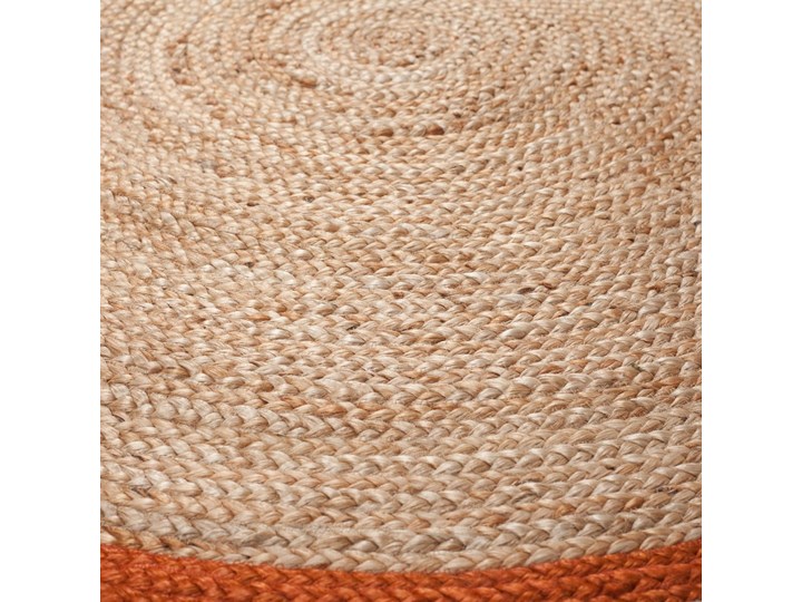 Brązowo-pomarańczowy dywan z juty Flair Rugs Istanbul, ⌀ 150 cm Dywany Okrągły Juta Pomieszczenie Salon