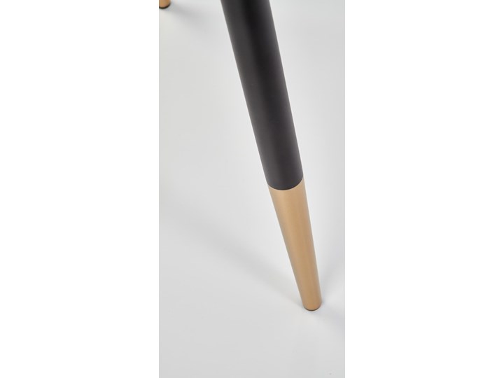 Krzesło K379 VELVET szare HALMAR Welur Metal Głębokość 48 cm Tapicerowane Tworzywo sztuczne Szerokość 45 cm Kolor Szary Stal Drewno Wysokość 88 cm Tkanina Styl Glamour