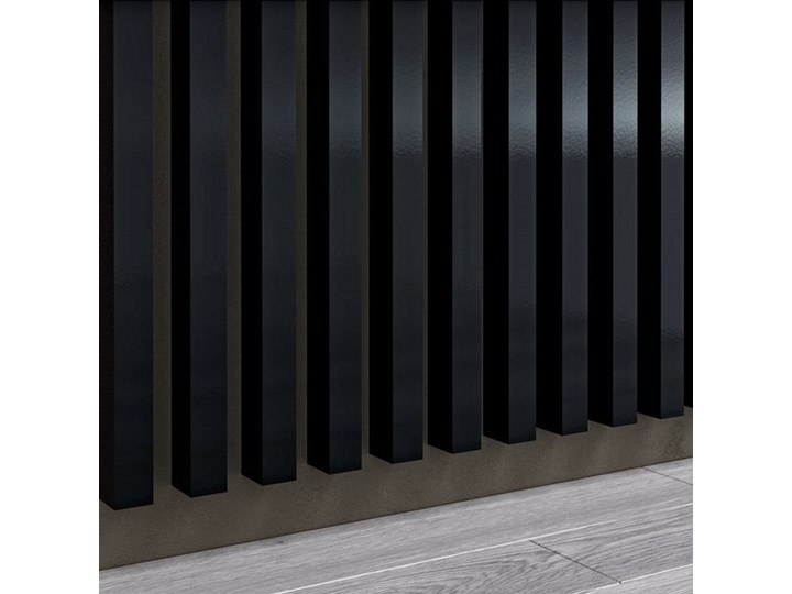 Lamele Premium 3D - Panele ozdobne - 240 cm - uniwersalny - LM007 - Czarny Wysoki Połysk Kategoria Panele 3D