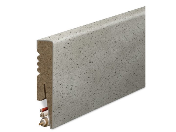 Listwa Przypodłogowa MDF Gładka - BETON - uniwersalny - Beton