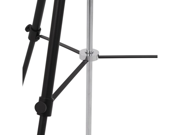 vidaXL Lampa stojąca, E27, czarno-złota, 51 cm Lampa z kloszem Lampa z regulacją wysokości Pomieszczenie Salon Metal Lampa do czytania Pomieszczenie Sypialnia