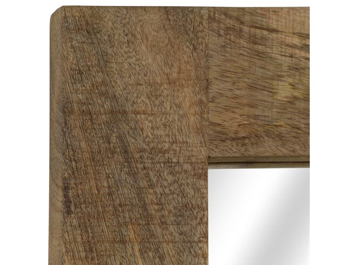 vidaXL Lustro z ramą z litego drewna mango, 50 x 110 cm Ścienne Prostokątne Styl Vintage