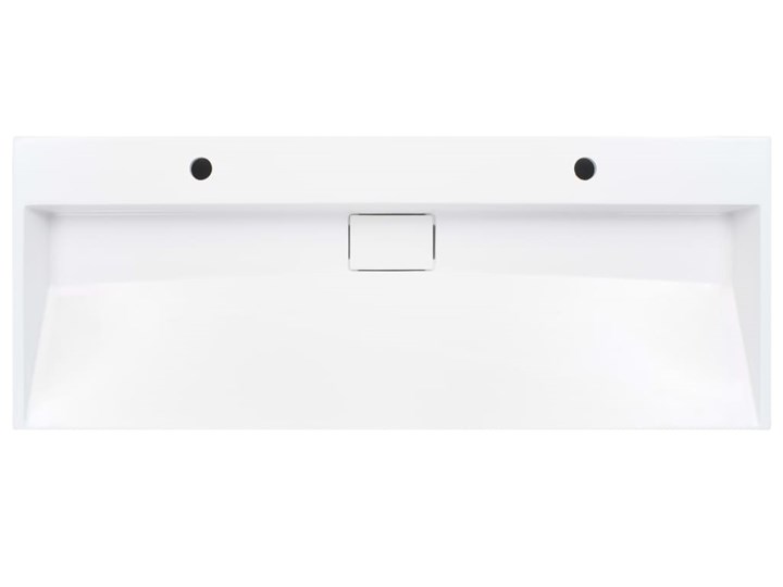vidaXL Umywalka, 120x46x11 cm, kompozyt mineralny/marmurowy, biała Szerokość 120 cm Kolor Biały