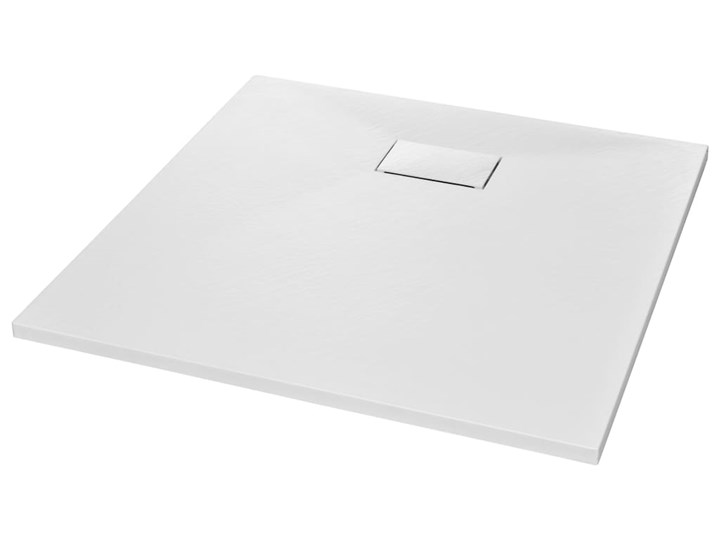 vidaXL Brodzik prysznicowy, SMC, biały, 80 x 80 cm Kamień Wymiary 80x80 cm
